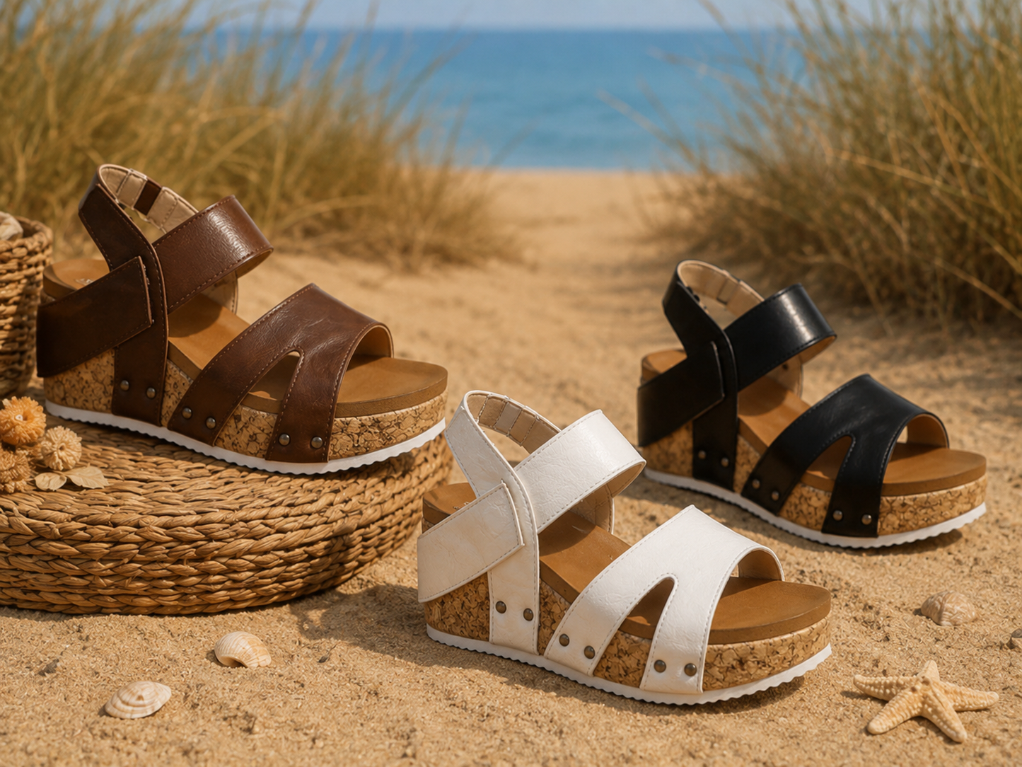 Sandalias Cuña Corcho