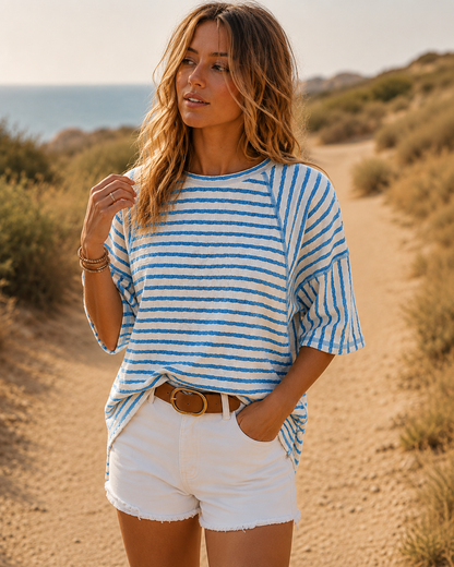 Camiseta Rayas Oversize