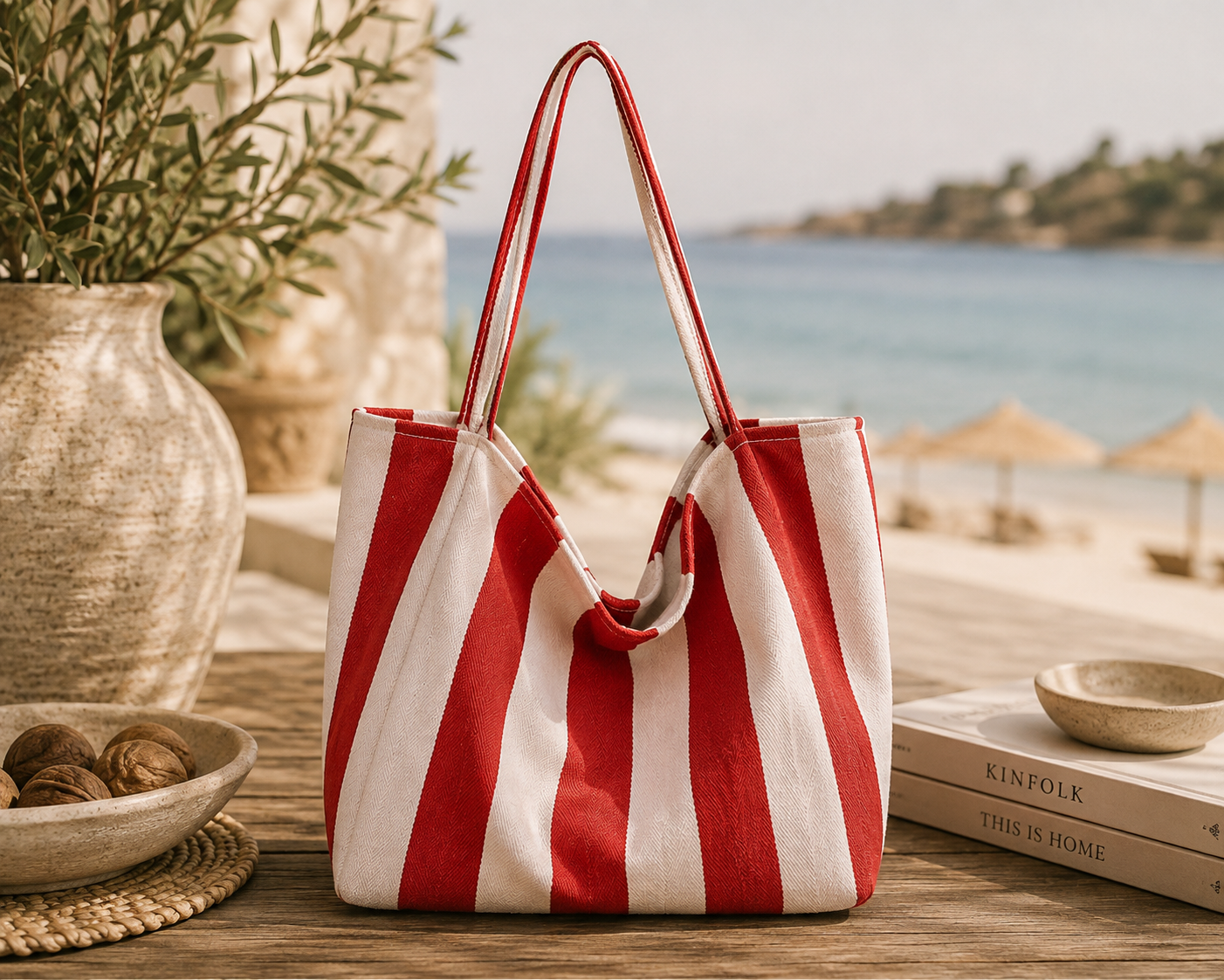 Bolso Tote Rayas
